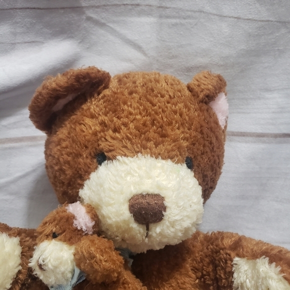Gymboree Musical Brown Teddy Bear Plush With Baby 10" Stuffed Animal Year 2000 - Picture 2 of 10